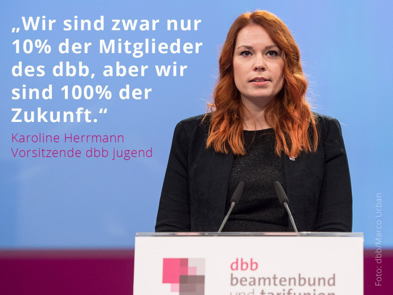 Karoline Herrmann; dbb Jugend; Digitalisierung; öffentlicher Dienst