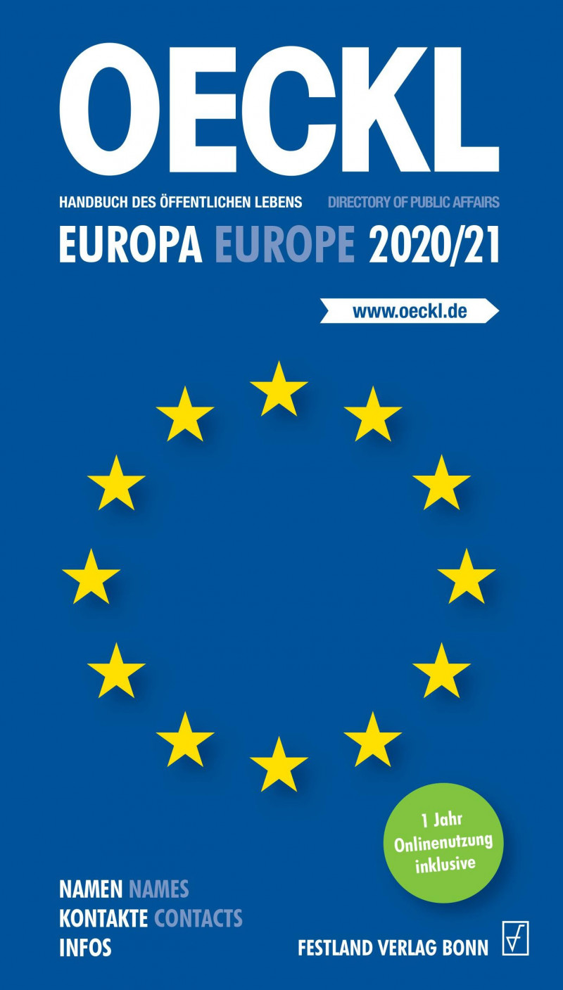 Cover des Handbuches OECKL.Europa 2020/21